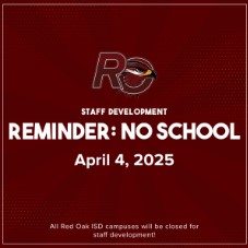 No School - Friday April 4th